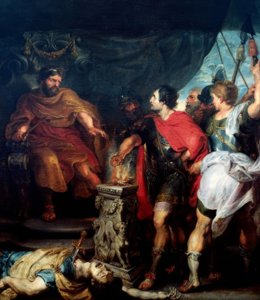 Mucius Scaevola Before Porsenna